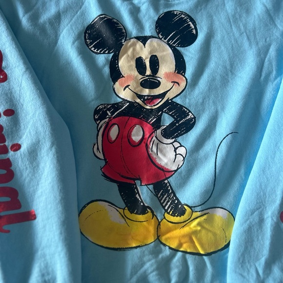 NWOT Disney Mickey Original Crop Top Sweater size XL - Picture 2 of 9